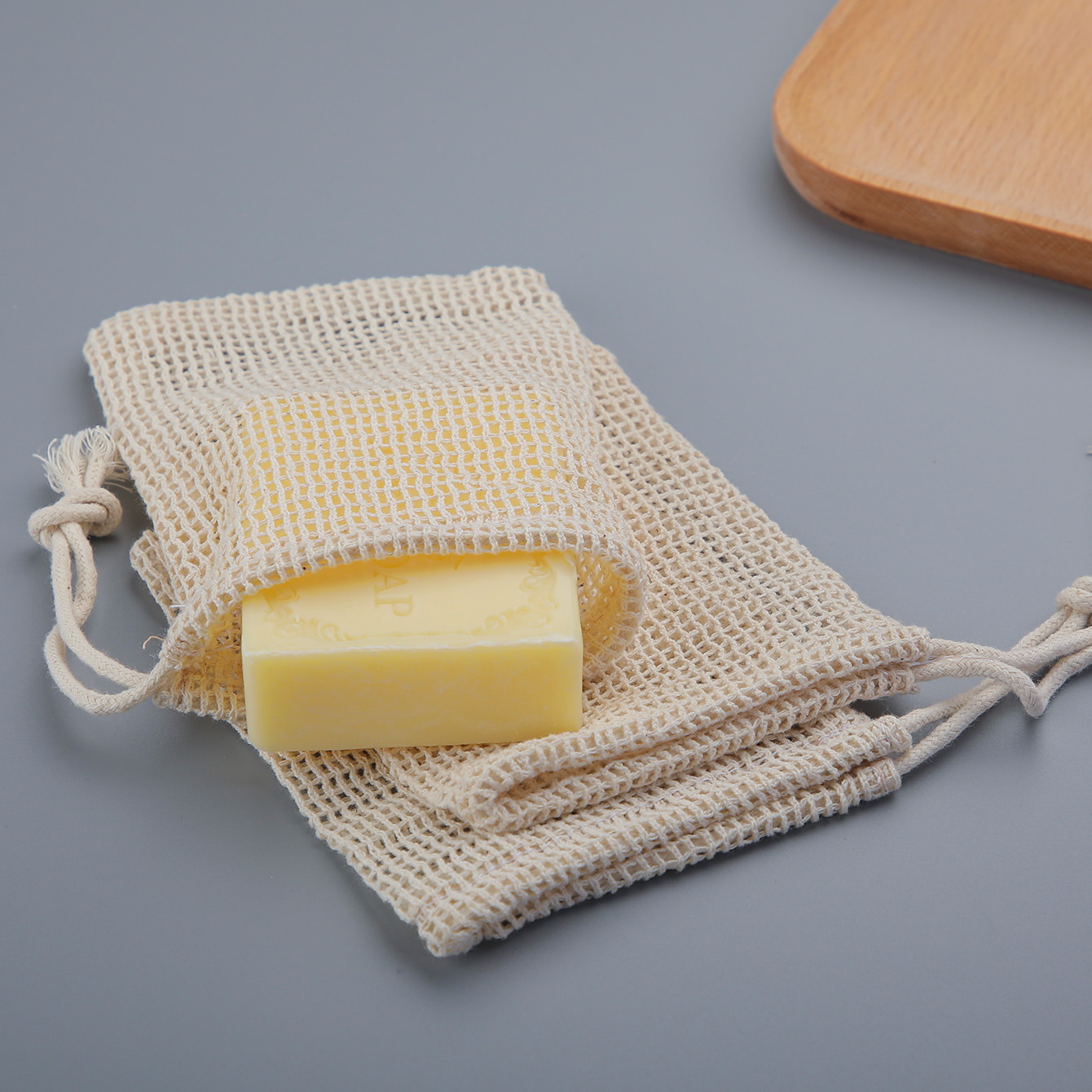 Skincare Oily Skin - Sacchetto Salva Sapone in Cotone Naturale,